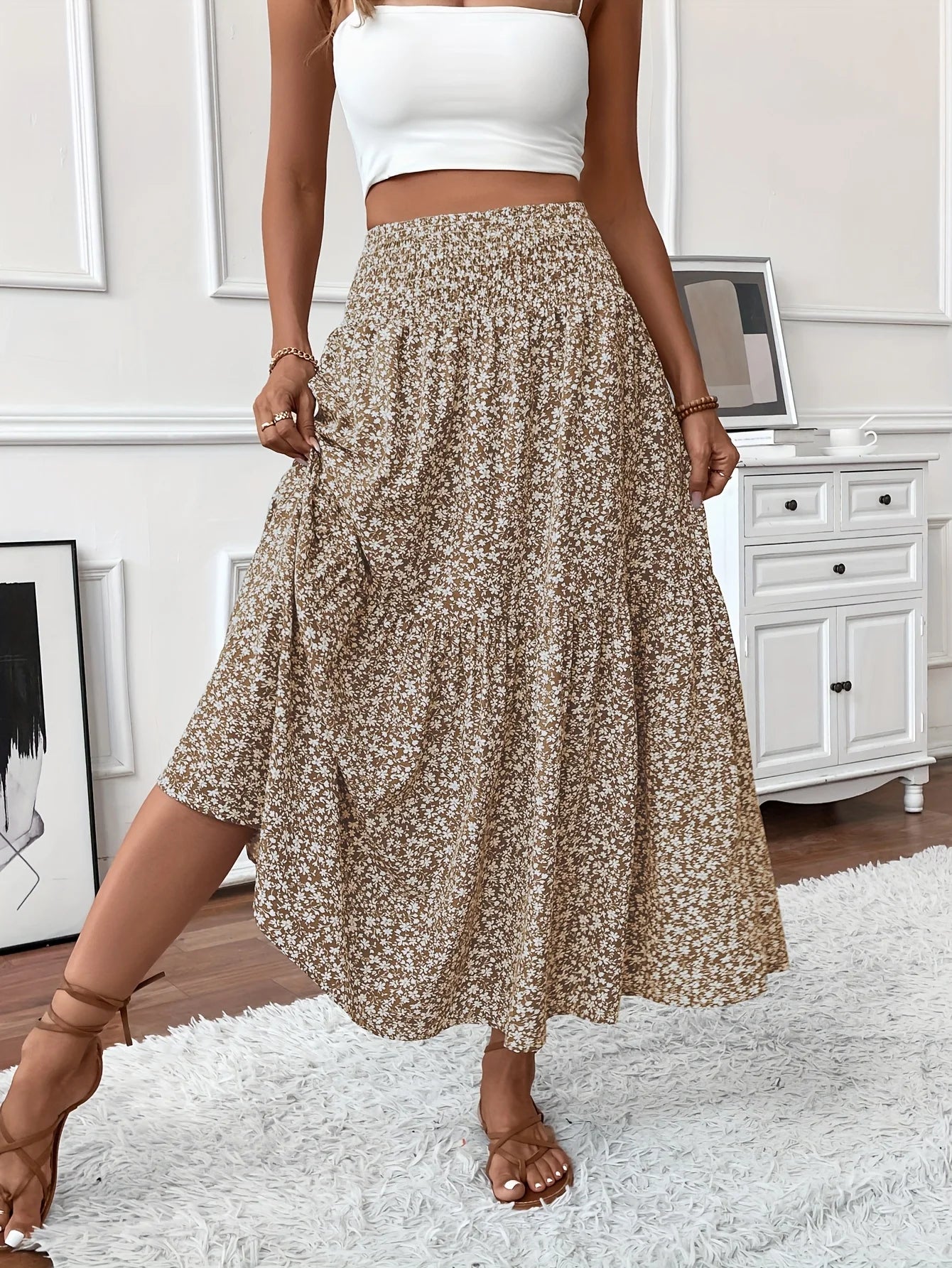 Floral Maxi Skirt